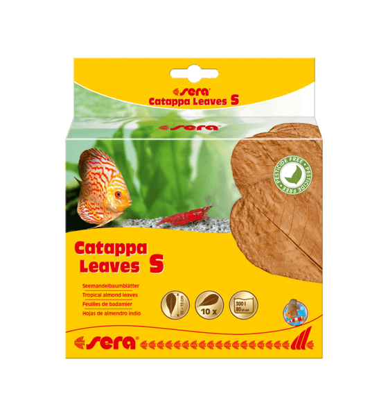 Sera Indian Almond Catappa Leaves Md 10pk