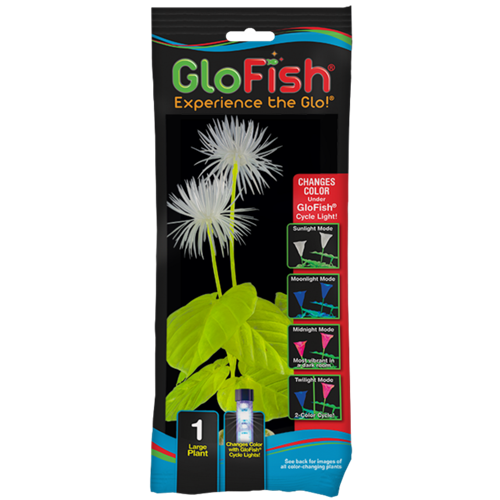 GloFish Color Changing Aquarium Plant Large Yellow