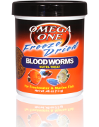 Omega One Freeze Dried Blood Worms: 13g, 27g