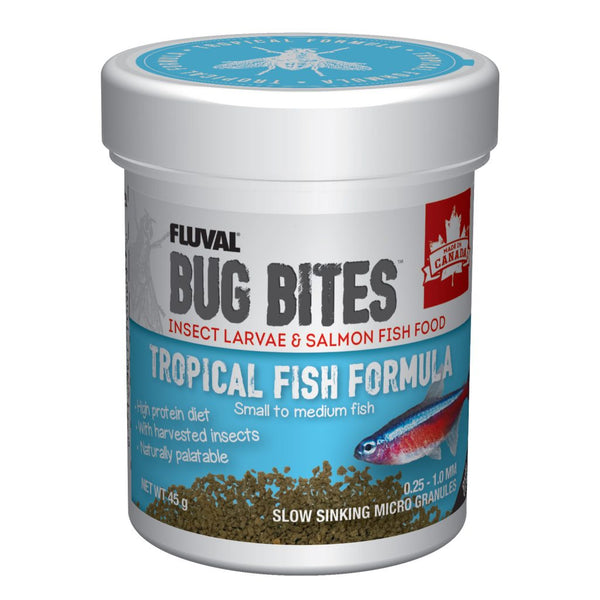 Fluval Bug Bites Tropical Fish Formula Micro Granules