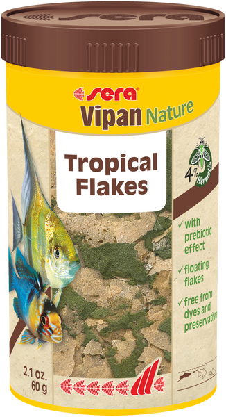 Tropical Flakes: 2.1oz (60g), 7.4oz (210g), 4kg (8.8lb)