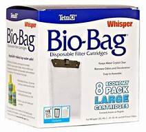 Tetra Whisper Bio-Bag Disposable Filter Cartridges Large: 8-Pack, 12-Pack
