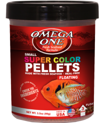 Omega One Small Super Color Pellets Floating: 99g, 184g
