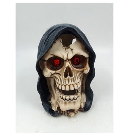 Aqua-Fit Polyresin Reaper Skull