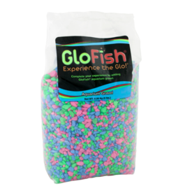 GloFish Aquarium Gravel: Pink, Green, Blue